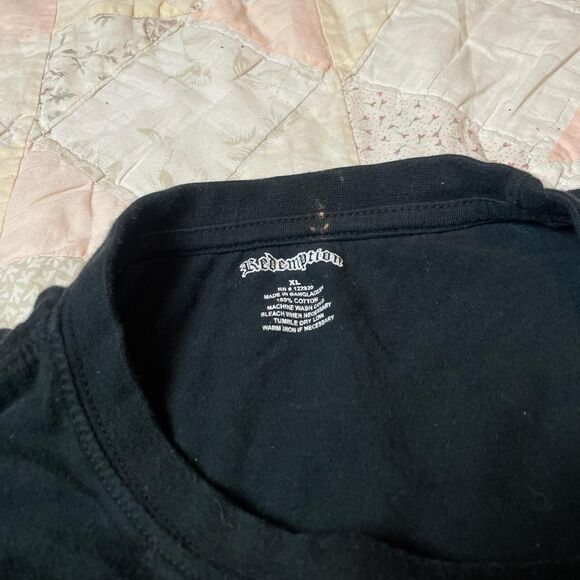 redemption rare vintage y2k art cyber grunge goth black and gray tshirt size xl - Picture 3 of 6